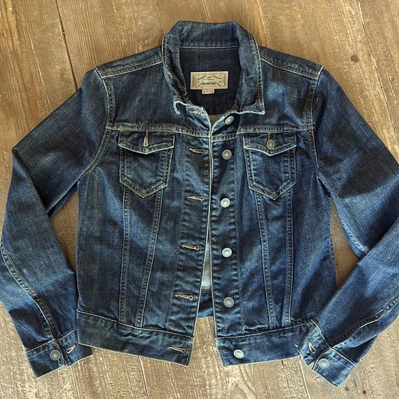 All Saints Jackets & Blazers - All Saints Metal Button Down Denim Jacket Like New Size 6